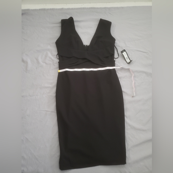 Bebe size 6 little black dress - Picture 3 of 7